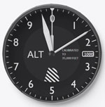 Aircraft altimeter Paper Plates